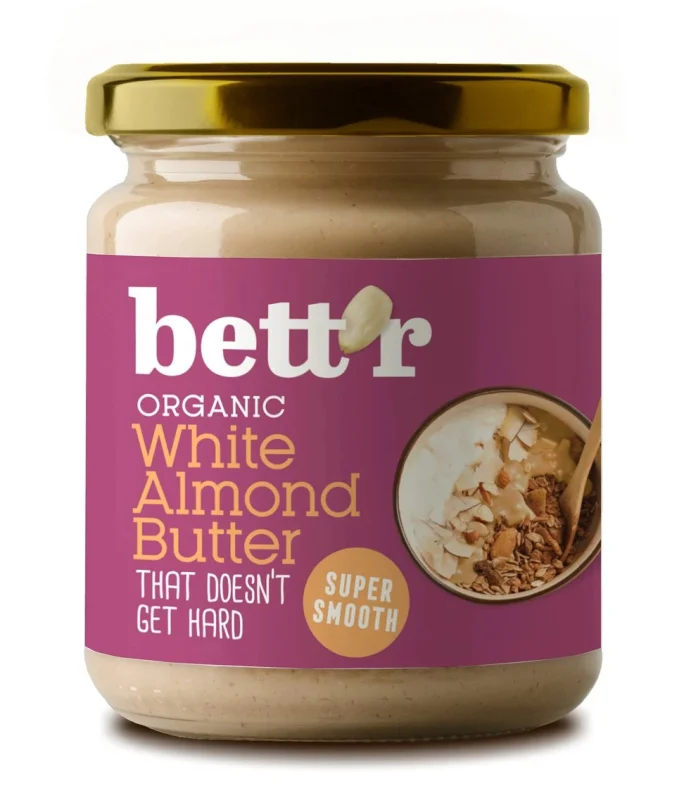 Crema de migdale albe bio 250g Bettr