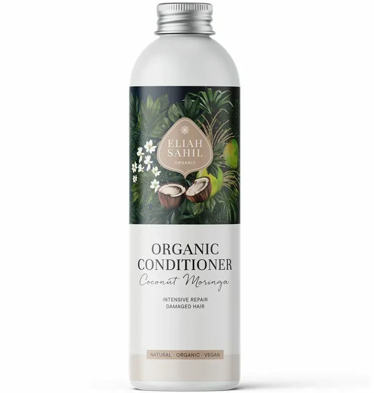 Balsam cu cocos si moringa pentru par ecologic 230ml Eliah Sahil