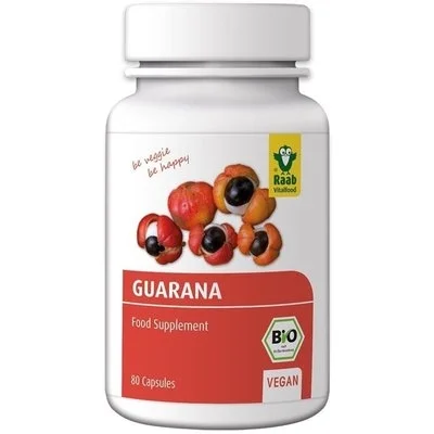 Guarana bio 500mg 80 capsule 40g Raab