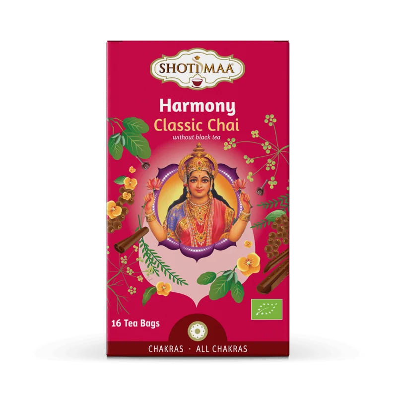 Ceai chakras – harmony – chai clasic bio 16dz x 2g 32g Shotimaa