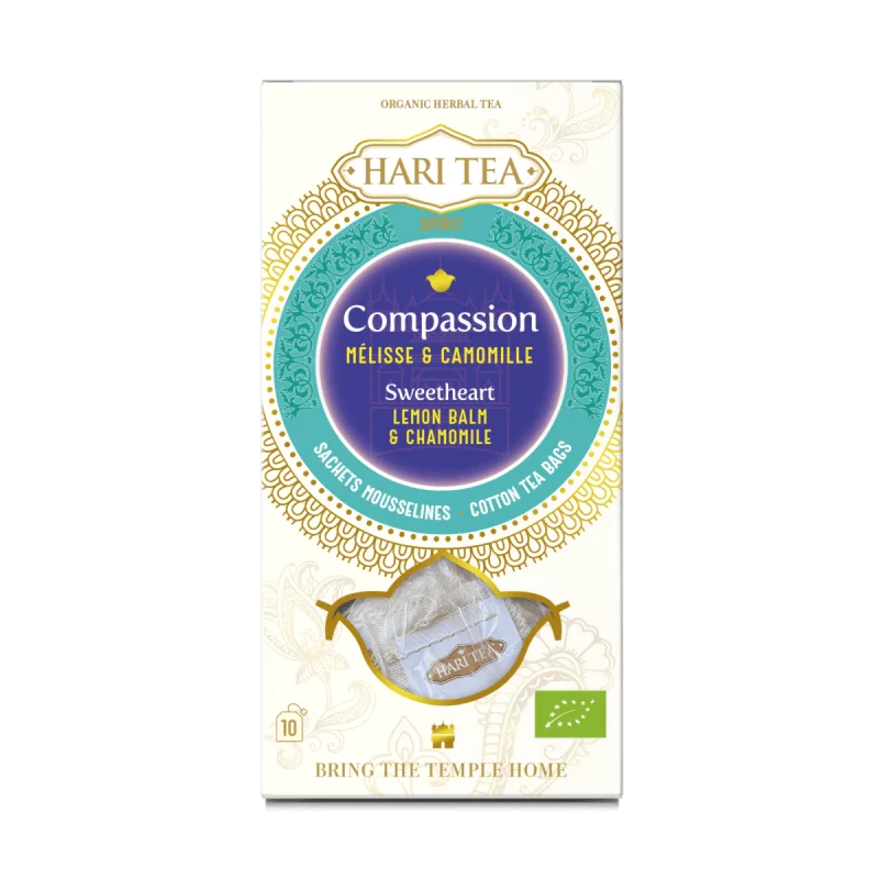 Ceai sweetheart – tei si musetel bio 10dz x 2g 20g Hari Tea