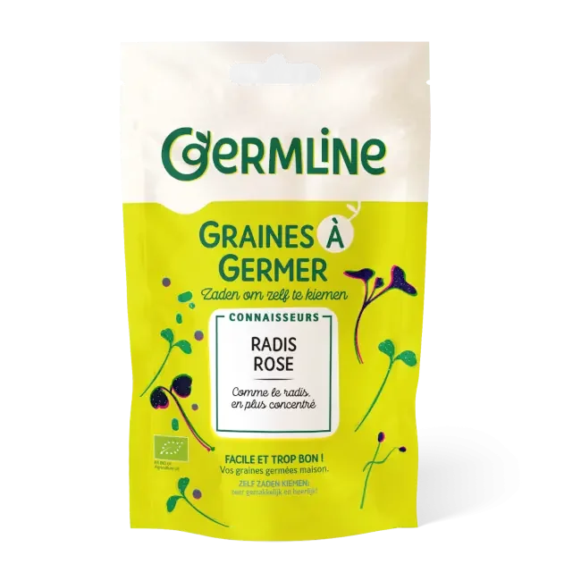 Ridiche rosie pentru germinat bio 100g Germline