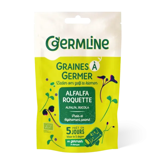 Mix alfalfa si rucola pentru germinat bio 150g Germline