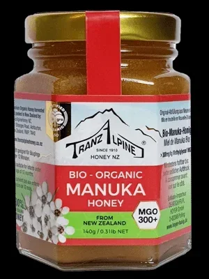 Miere de manuka mgo 300+ bio 140g Tranzalpine