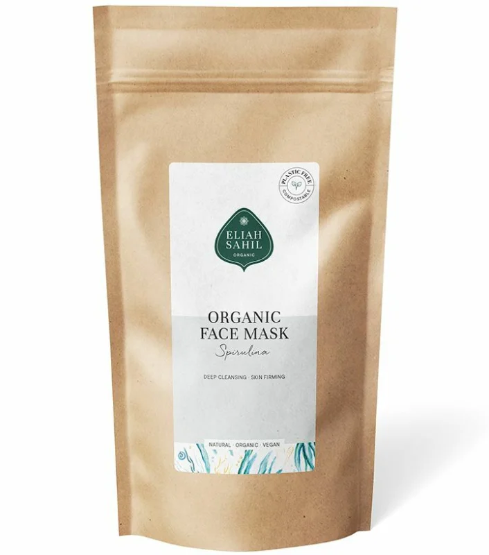Masca pentru fata pudra cu spirulina ecologica 250g – refill Eliah Sahil