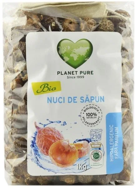 Nuci de sapun bio 1kg Planet Pure