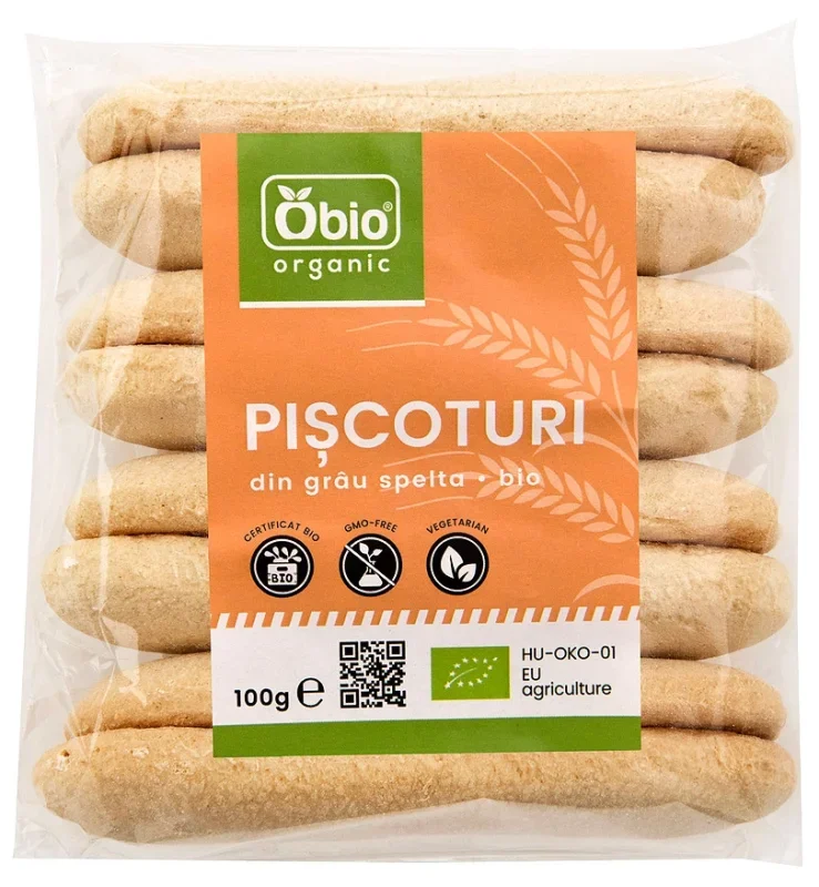 Piscoturi din spelta bio 100g Obio
