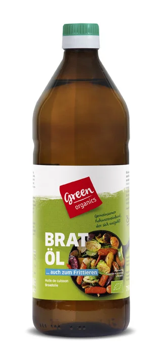Ulei de floarea soarelui dezodorizat pentru prajit bio 750ml Green Organics