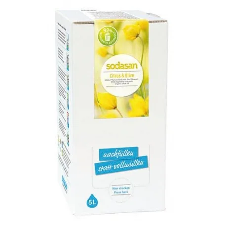 Sapun lichid cu citrice si masline ecologic 5l Sodasan