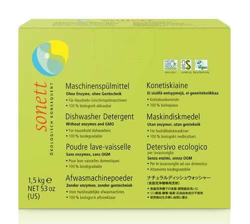 Detergent praf pentru masina de spalat vase ecologic 1.5kg Sonett