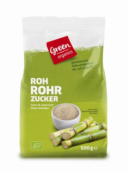 Zahar brut din trestie bio 500g Green Organics