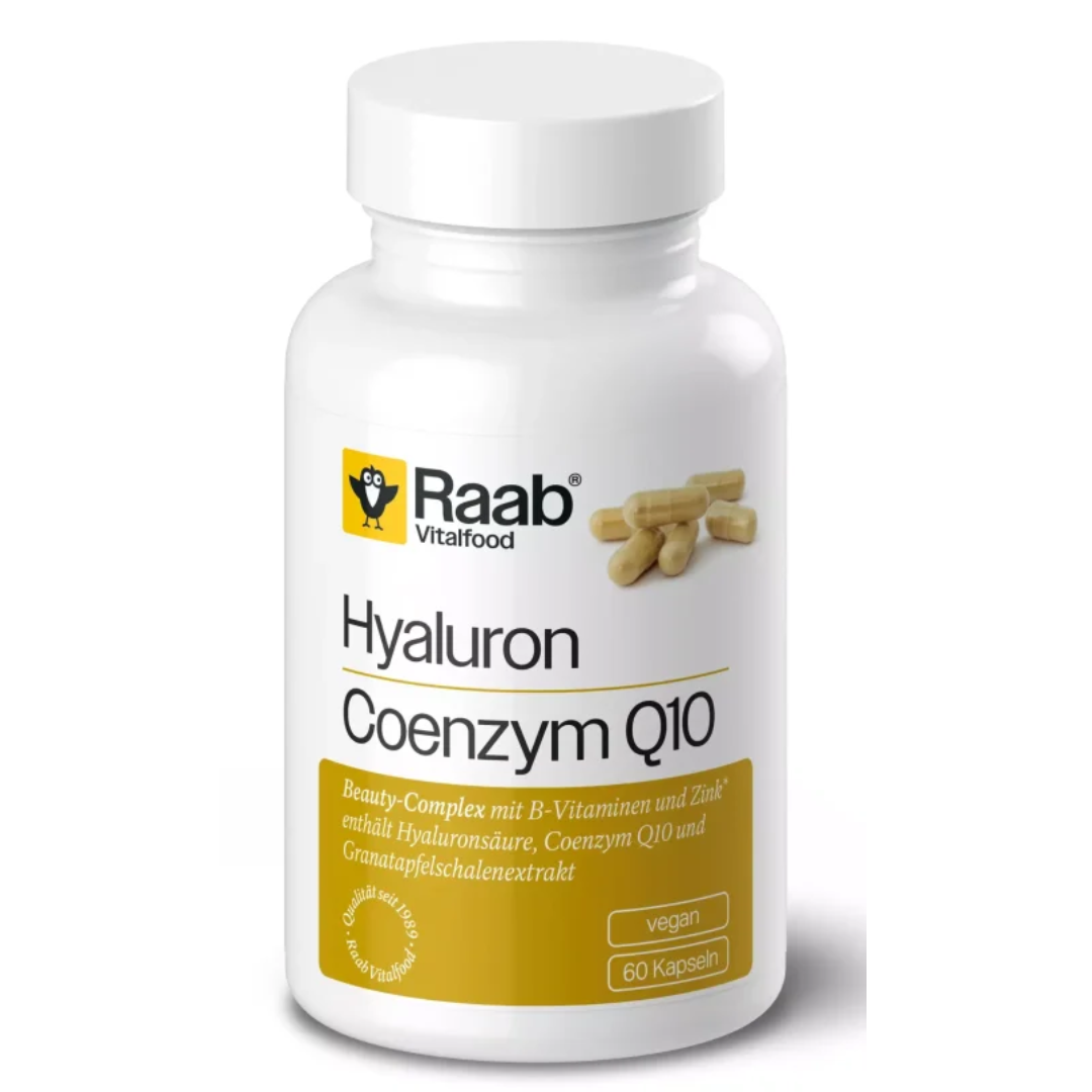 Acid hialuronic – Coenzima Q10 500mg 60 capsule 30g Raab