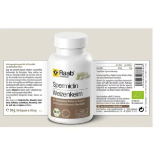 Spermidina bio 600mg 100 capsule 60g Raab
