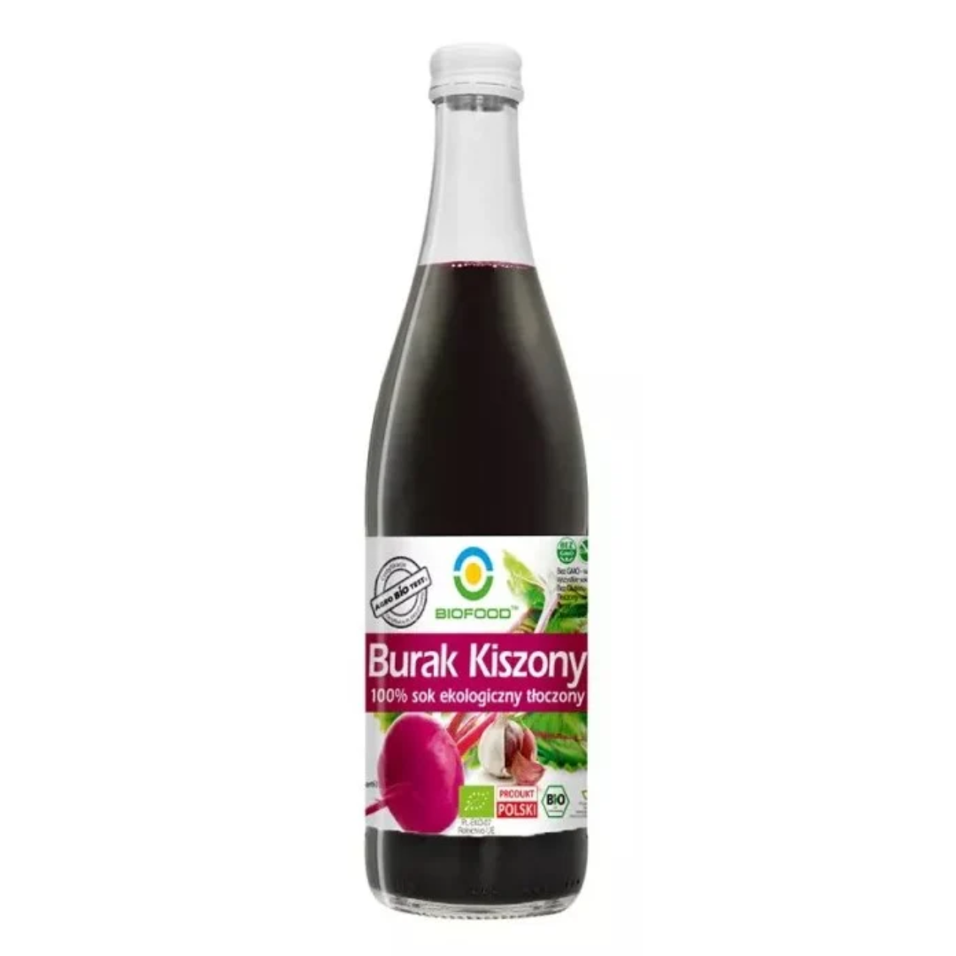 Suc de sfecla rosie lactofermentata bio 500ml Biofood