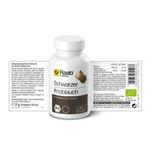 Usturoi negru bio 500mg 50 capsule 25g Raab