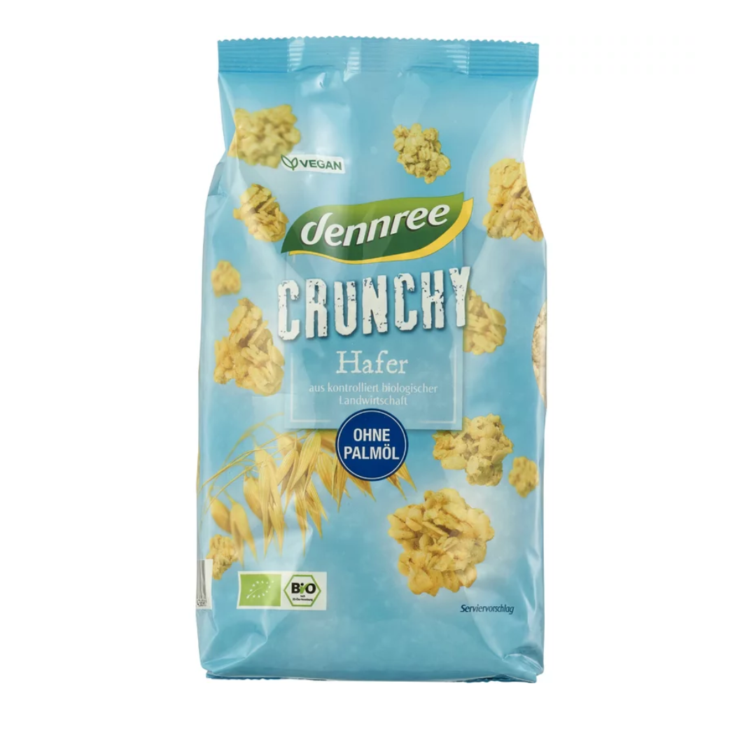 Cereale crunchy cu ovaz bio 750g Dennree