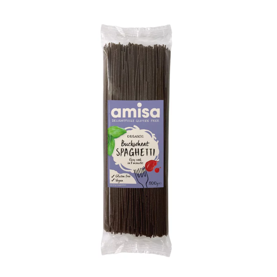 Spaghetti din hrisca bio 500g Amisa