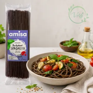 Spaghetti din hrisca bio 500g Amisa